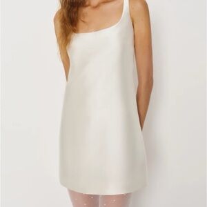 Reformation ivory Elinda Dress